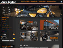 Tablet Screenshot of harley-davidson-orleans.com